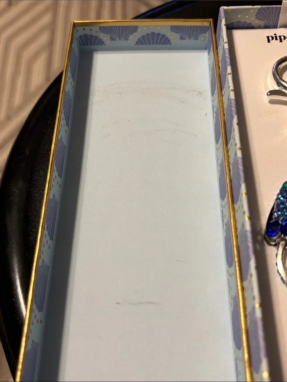 piper.k Blue Jellyfish Bag‎ Charm Keychain